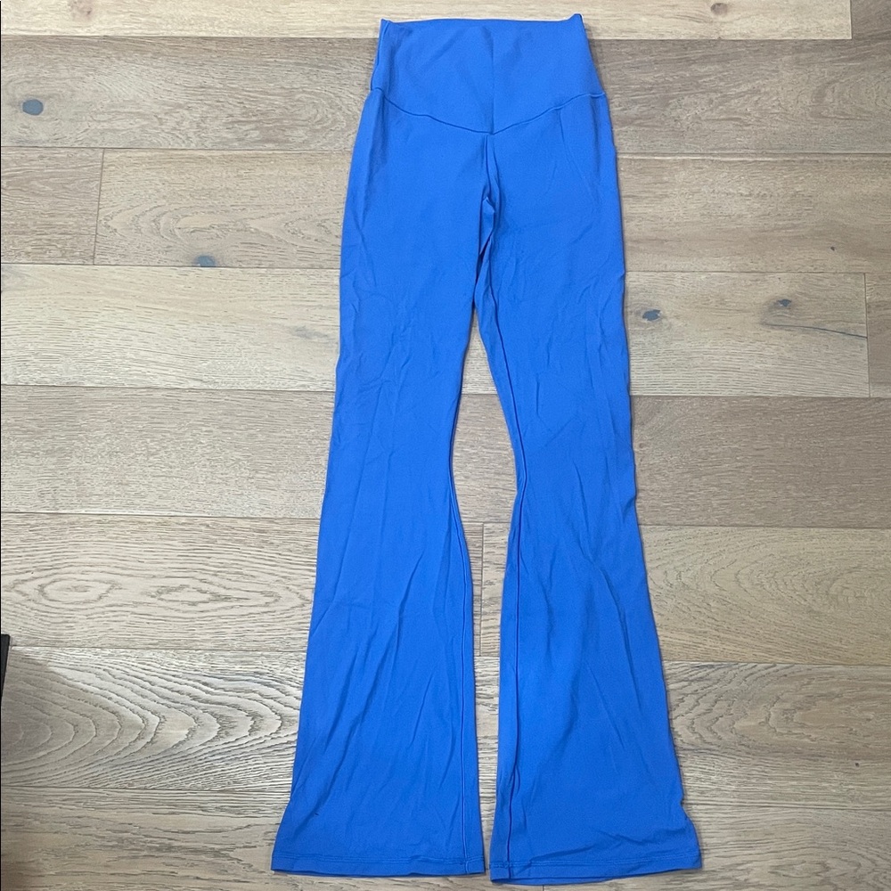 Aerie Vibrant Blue Flare Pants
